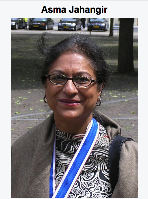 BOROUJERDI'S CONDOLENCES MESSAGE ON ASMA JAHANGIR'S DEATH